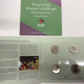 2021 Women's Suffrage £2 coin set