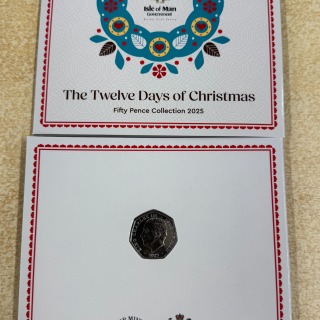 2025 12 days of Christmas 50p coin pk