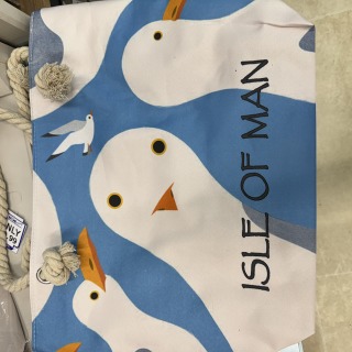Seagull design tote bag