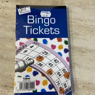 Bingo Tickets Book