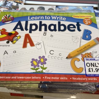 Learn to write alphabet