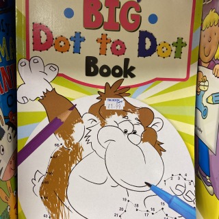 Childrens dot to dot book