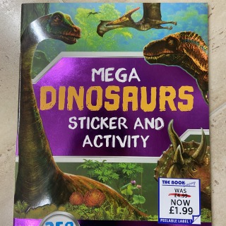 Mega Dinosaurs Sticker and Activity Book