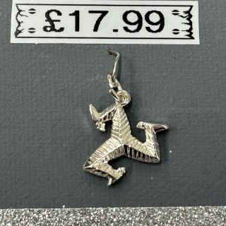 Sterling silver 3 leg charm