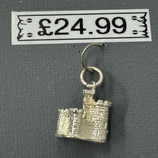 Sterling silver Tower of Refuge charm