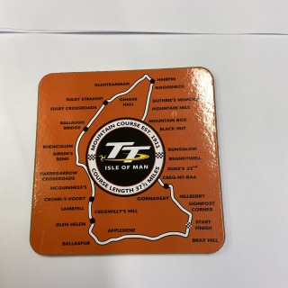 Orange TT course coaster