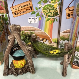 Fairy Garden Hammock and Camp Fire