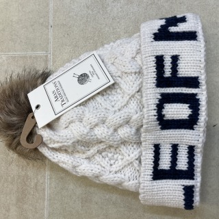 Isle of Man Faux fur bobble hat