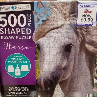 Shaped horse 500 piece jigsaw