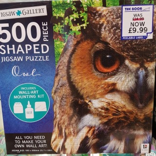 Shaped Owl 500 piece jigsaw