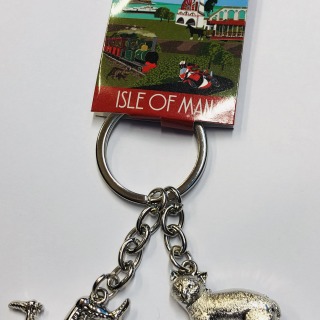 3 Leg and cat keyring