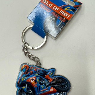 Metal motorbike keyring