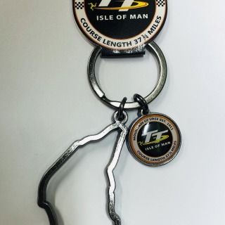 TT shaped course keyring