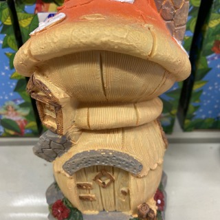 Large fairy garden mushroom fairy house