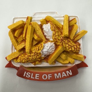 Fridge magnet fish and chips
