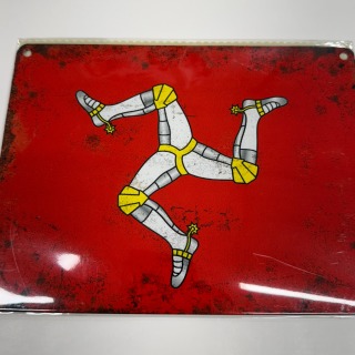 Metal sign 3 legs of Man