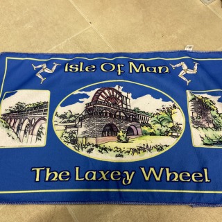 Microfibre tea towel - Laxey Wheel