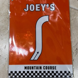 Metal sign - Joeys