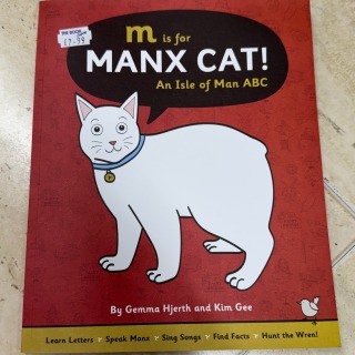 M is for Manx Cat book