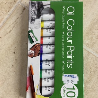 10 Oil Paint tubes