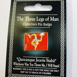 Rectangle pin badge