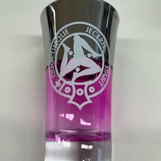IOM shot glass electro plated