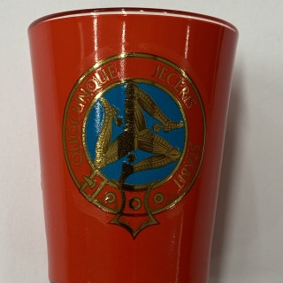 Belted 3 leg design shot glass
