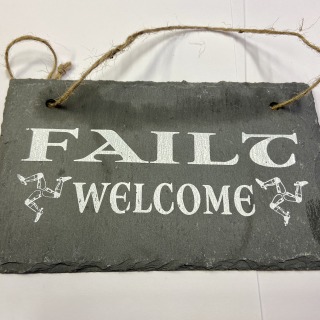 Failt slate sign