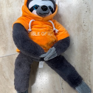 Toy Sloth with hoodie
