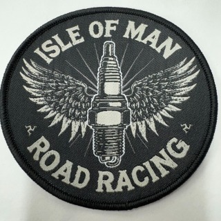 Sew on Patch spark plug with wings