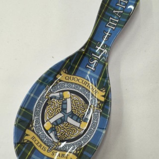 Spoon rest manx tartan design