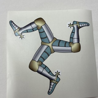 3 leg sticker 10cm