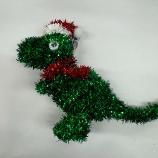 Tinsel Decoration Dinosaur