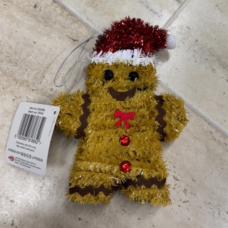 Tinsel decoration Gingerbread Man