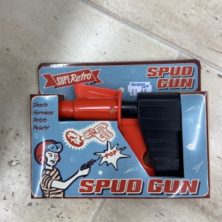 Retro toy Spud gun
