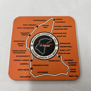 Orange TT course coaster